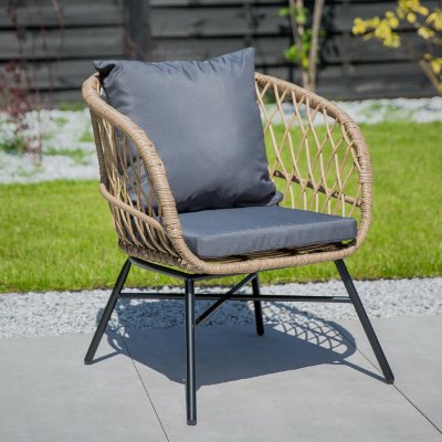 PATIO Zahradní křeslo z technorattanu Danielle Beige 47130 – Hledejceny.cz