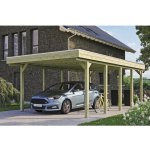SKAN HOLZ Přístřešek na auto Friesland 397 x 708 cm impregnovaný – HobbyKompas.cz