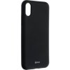 Pouzdro a kryt na mobilní telefon Apple Pouzdro ROAR Colorful Jelly Case iPhone X/XS černé
