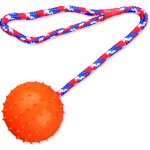 Trixie Vrhací míč hrbolatý na šňůře 7 cm / 30 cm – Zbozi.Blesk.cz