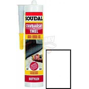 SOUDAL Stavbařský tmel 310g bílý