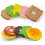 Viga dřevěný hamburger a sendvič – Zboží Dáma