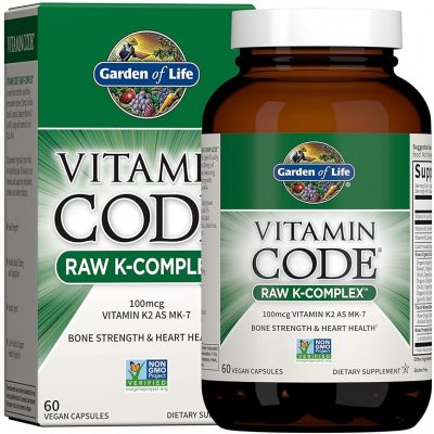 Garden of Life Vitamín K Komplex RAW 60 kapslí – Hledejceny.cz