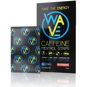 Nutrend Wave Caffeine mentol strips 14 g