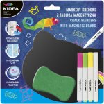 KIDEA Fixy křídové s magnetickou tabulkou 20x20cm – Zboží Dáma