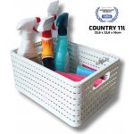 Rotho L Ratanový košík bílý Country 11l RT1116901100 – Sleviste.cz