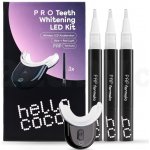 Hello Coco PAP Pro Hello Coco Whitening Pen filled with PAP gel bělicí pero 3 ks + Hello Coco Wireless LED Accelerator with USB Charger bezdrátový LED akcelerátor na bělení 1 ks + Hello Coco Travel Ca – Zboží Dáma