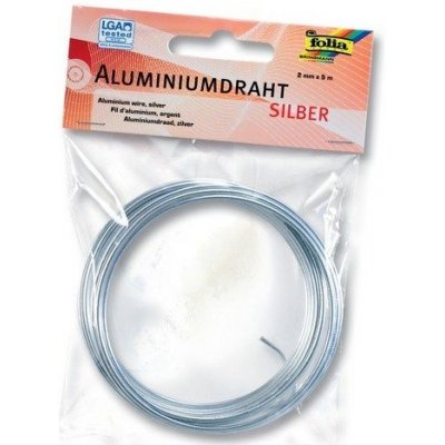 Hliníkový drát Folia 2 mm x 5 m - Copper – Zboží Dáma