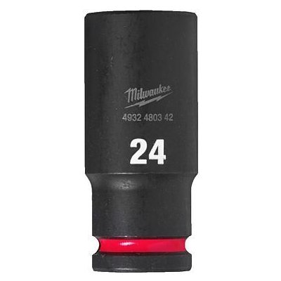 MILWAUKEE 4932480342 hlavice nástrčná průmyslová prodloužená 1/2", 24mm 4932480342 – Zboží Dáma