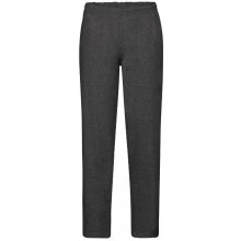 Fruit of the Loom pánské tepláky Classic Open Hem Jog pants tmavě šedý melír