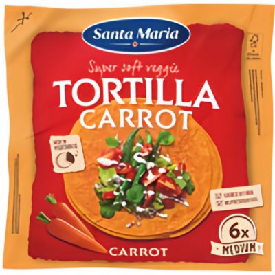 Santa Maria Veggie tortilla s mrkví 240 g – Zboží Dáma