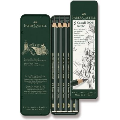 Faber Castell 9000 Jumbo 5 ks – Zboží Živě