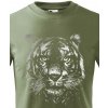 Dětské tričko dětské tričko Tygr, Military 69
