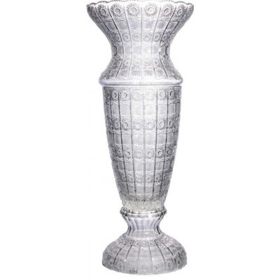 Broušená velká váza Bohemia Crystal 82C28/875mm. Bohatý brus Klasik – Hledejceny.cz