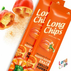 Long Chips bramborový snack grilovaná paprika 75 g