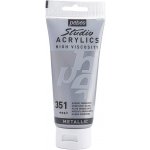 Pébéo Studio Acrylic Akrylová barva 100 ml 351 stříbrná iridescentní – Sleviste.cz