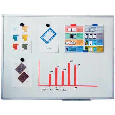 Arta Magnetická tabule Classic ALU 90 x 60 cm – Zboží Mobilmania