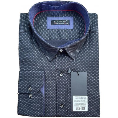 Ego man pánská košile regular fit tmavě modrá EKB-1208 – Zbozi.Blesk.cz