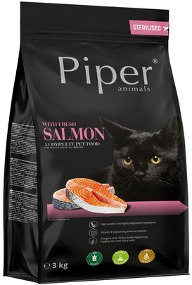 Piper losos pro sterilizované kočky 3 kg
