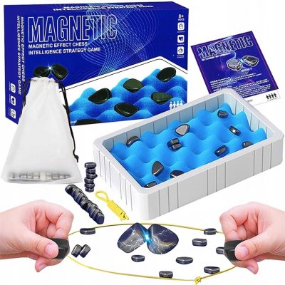 Magnetické kameny Šachy LEANToys – Zboží Živě