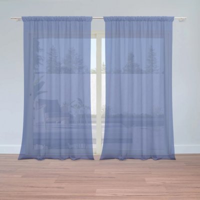Sablio Záclony Královská modrá 2: 2ks 150x250cm – Hledejceny.cz
