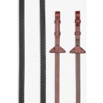 LeMieux Měkké gumové otěže Soft Rubber Chestnut Drezurní – Zboží Mobilmania