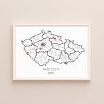 VZPOMÍNKOVÁ MAPA - Česká republika – Zboží Dáma