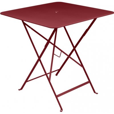 Fermob Bistro 71 x 71 cm Červený kovový skládací stůl – Hledejceny.cz