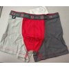 Dětské spodní prádlo Zaffe chlapecké boxerky ZB-006-B šedo-červená