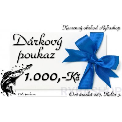 Dárkový poukaz 1.000,-Kč pro kamenný obchod – Zboží Mobilmania