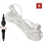 EMOS Prodlužovací kabel pro spojovací řetězy Premium bílý, 10 m, venkovní i vnitřní – Hledejceny.cz