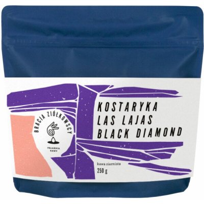 Bracia Ziółkowscy Costa Rica Las Lajas Black Diamond zrnková 250 g – Hledejceny.cz