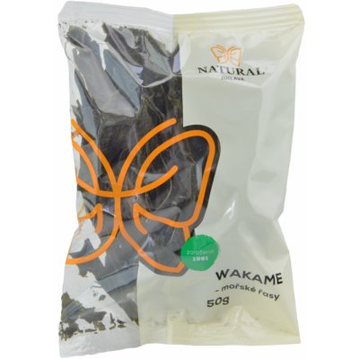 Natural Jihlava Mořské řasy Wakame Natural 50 g – Zbozi.Blesk.cz