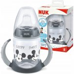 Nuk lahvička na učení Mickey s kontrolou teploty červená 150 ml – Zboží Mobilmania