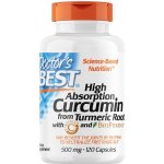 Doctor's Best High Absorption Curcumin C3 Complex + Bioperine 500 mg 120 kapslí – Hledejceny.cz