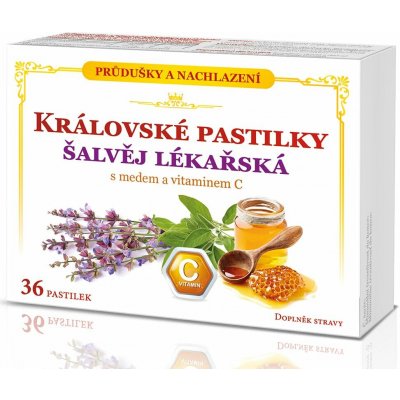 Královské pastilky šalvěj 36 pastilek – Hledejceny.cz