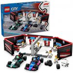 LEGO® City 60444 Garáž F1 a vozy Mercedes-AMG a Alpine – Zboží Živě