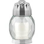 Bolsius Kahanec 2D Diamond Trasp stříbrná 24 hod – Zboží Mobilmania