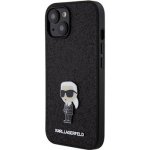 Karl Lagerfeld FIXED Glitter Metal Ikonik iPhone 15 černé – Zboží Živě
