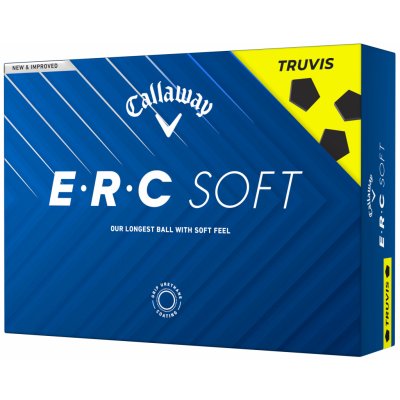 Callaway ERC Soft 25 Truvis žluté 12 ks – Zboží Mobilmania