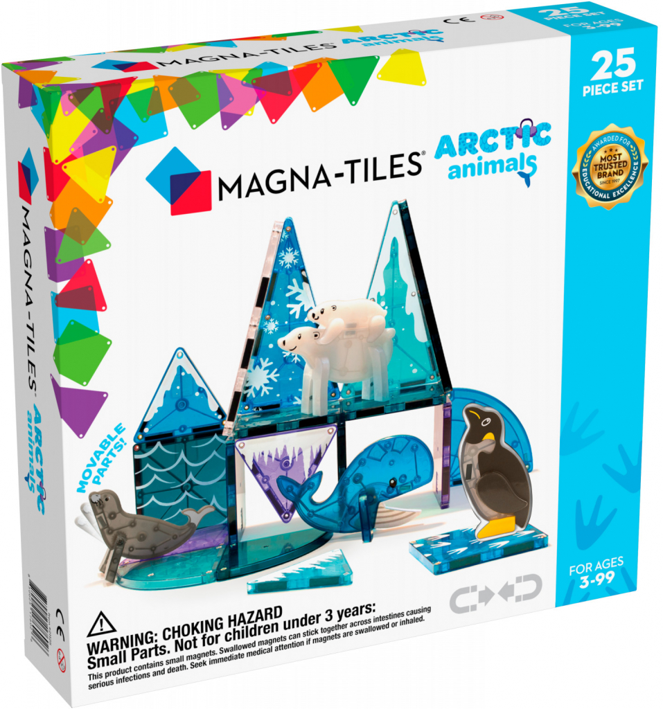 Magna-Tiles Arktická zvířata 25 ks