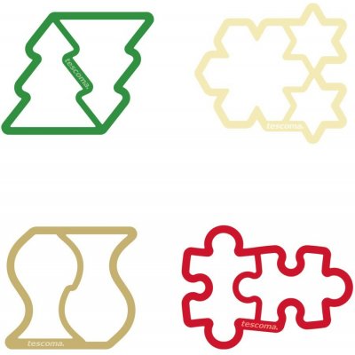 Vykrajovátka bez mezer DELÍCIA, sada 4 ks – Zboží Dáma