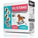 Houpací kůň Milly Mally Houpací koník Mustang bílo-černý puntíkovaný