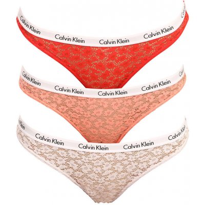 Calvin Klein 3PACK dámské kalhotky vícebarevné QD3926EW5F – Hledejceny.cz