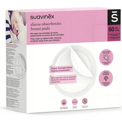 Suavinex Absorpční vložky 60 ks – Hledejceny.cz