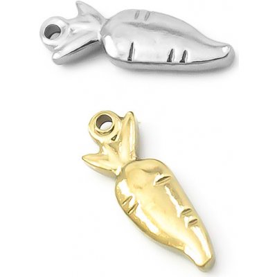 Ocelový přívěsek mrkev 18,5x6,5mm - 1Ks - Nerez SL – Hledejceny.cz