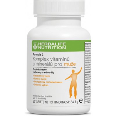 Herbalife Formula 2 Komplex vitamínů a minerálů Pro muže 60 tablet – Hledejceny.cz