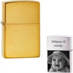 Zippo benzínový broušená mosaz 23001 – Sleviste.cz