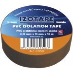 Emos F61517 Elektroizolační páska PVC 15 mm x 10 m hnědá – HobbyKompas.cz