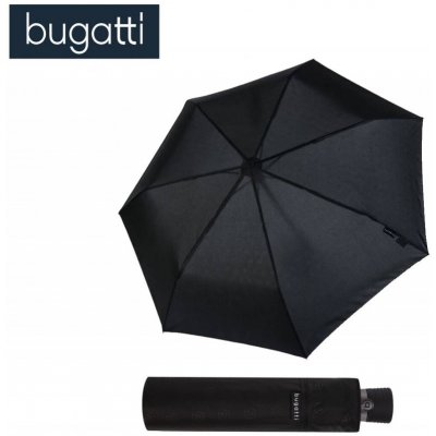 Bugatti Take it grey 726169BU skládací deštník černý – Zboží Mobilmania